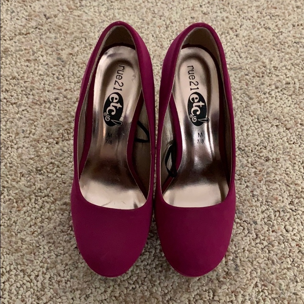 Pink Platform Heels